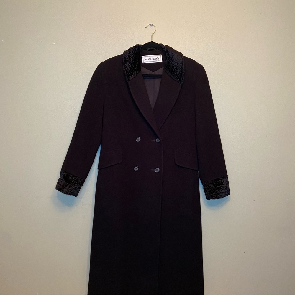 Mackintosh Wool Long peacoat womans size 8 / medium